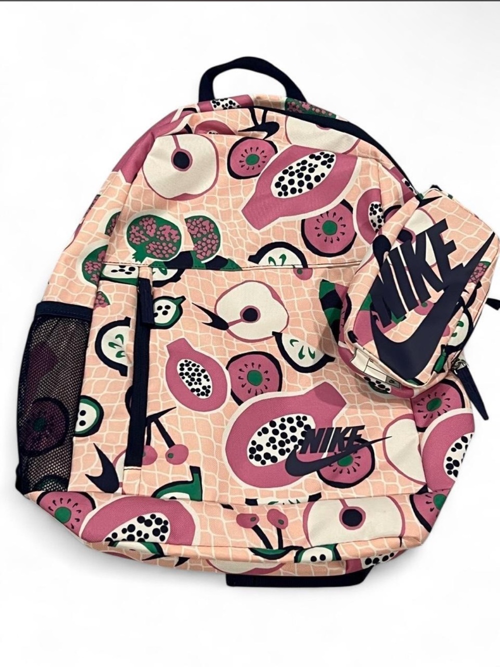 Nike Kids Fruit Print Backpack + Pencil Case